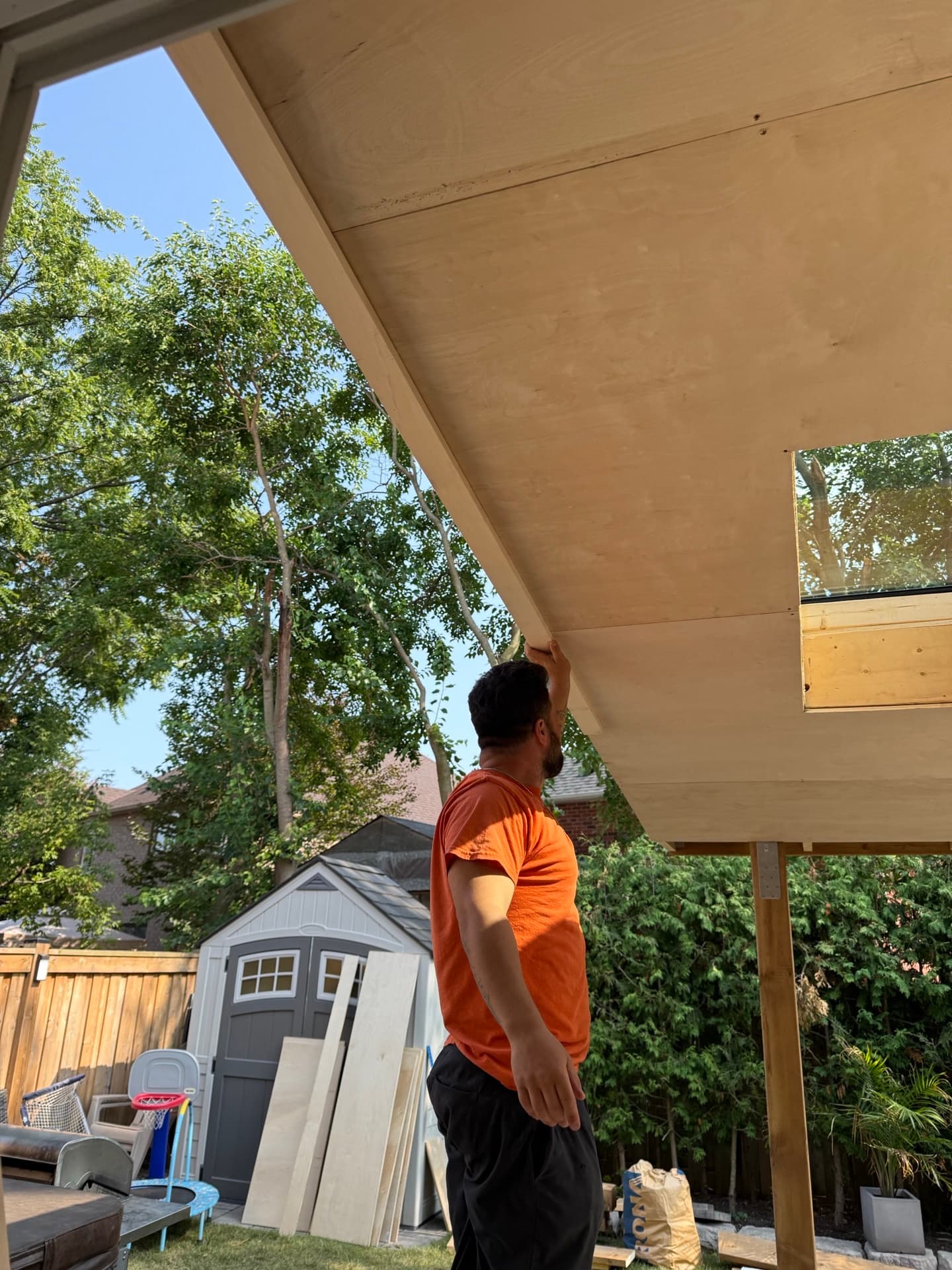 Winter snow removal in Scarborough — walkway salting service