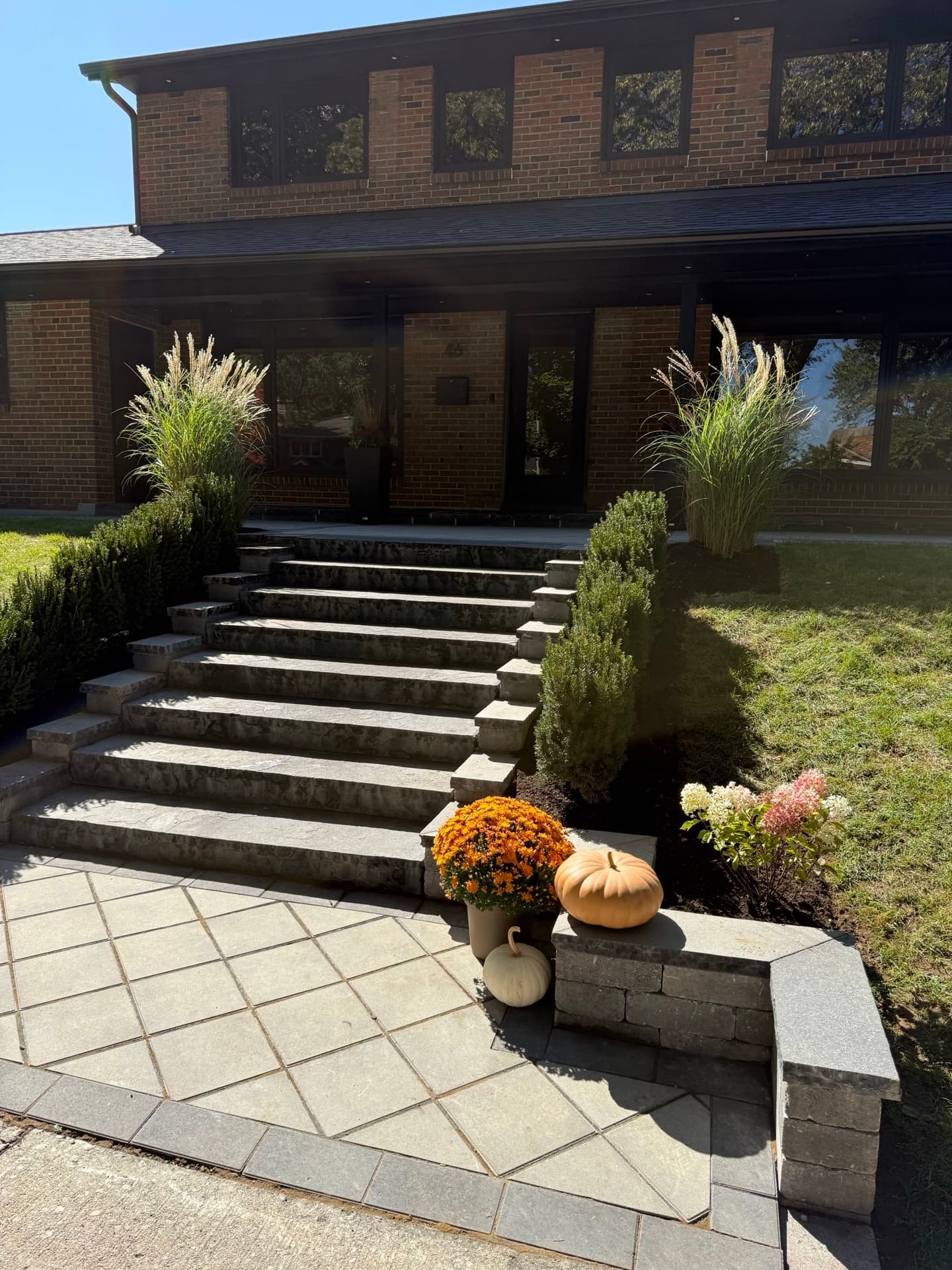 Spring cleanup in Agincourt — bed edging and debris removal