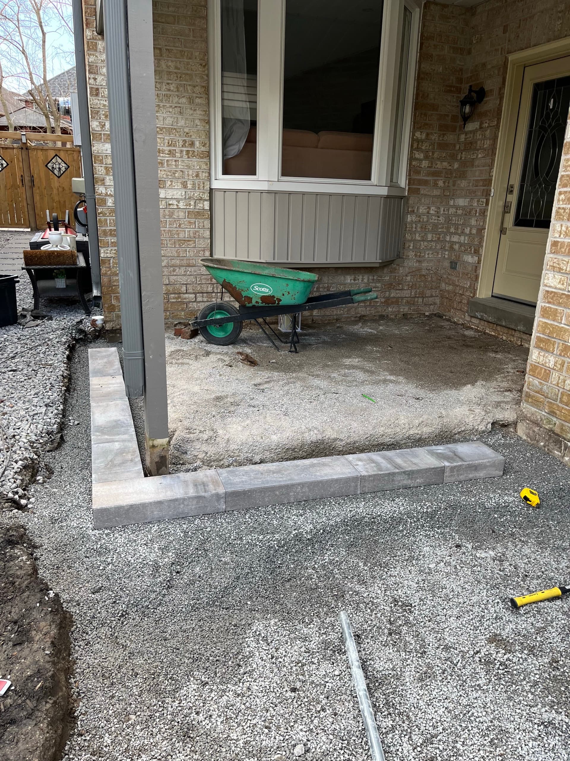 Pool surround interlocking in Pickering — slip-resistant stone pavers