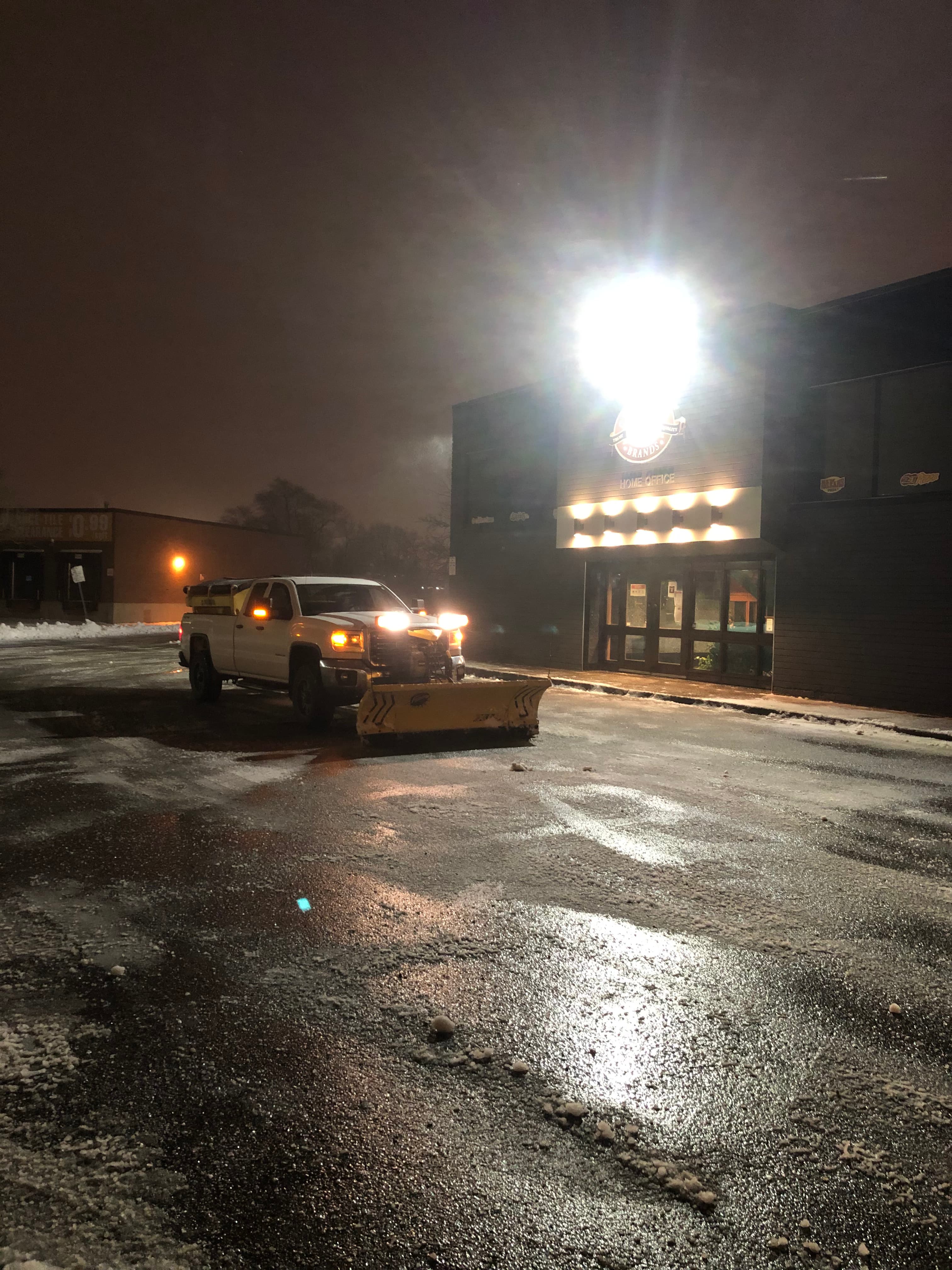 24/7 Season Snow Removal & Salting project 3 in Scarborough — Dawn Till Dusk Landscaping